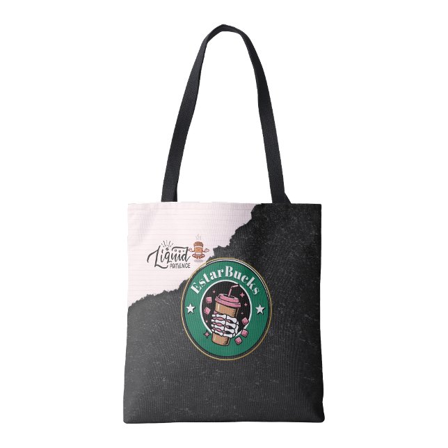 Sac fourre-tout Estarbucks Liquid patience café (Coffee Liquid patience tote bag)
