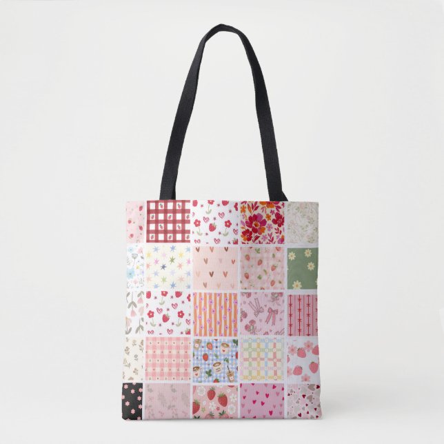 Sac fourre-tout esthétique Coquette Mignon  (Devant)