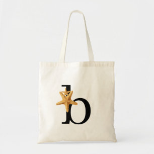 Sac fourre-tout étoile de mer à monogramme personn