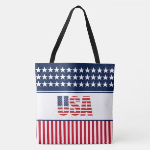 Sac fourre-tout Étoiles et rayures