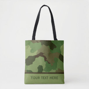 Sac fourre-tout fait sur commande à camouflage