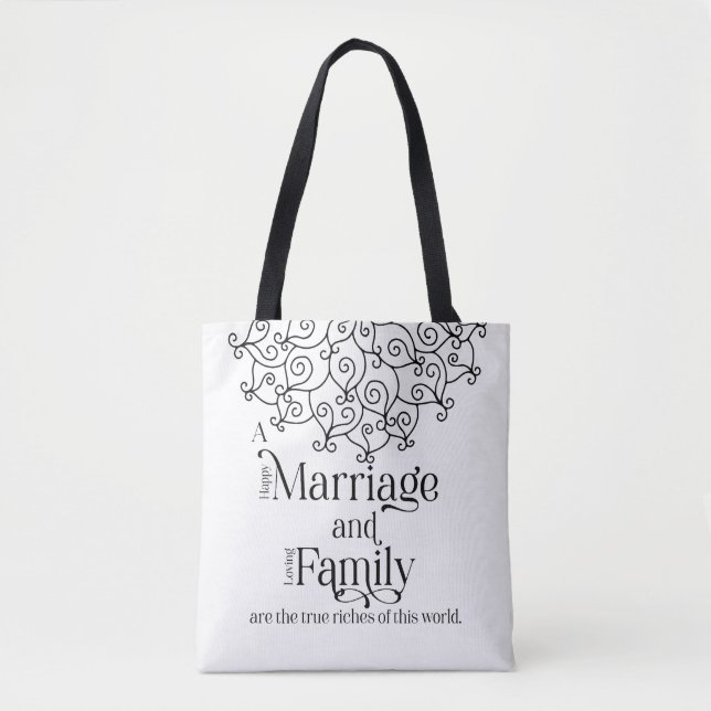 Sac fourre-tout Famille & Mariage (Devant)