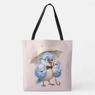 Sac fourre-tout Famille Papa Oiseau