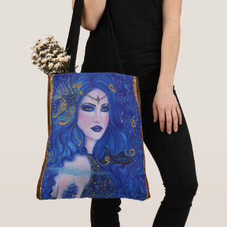 Sac fourre-tout fantaisiste Blue Mermaid par Renee