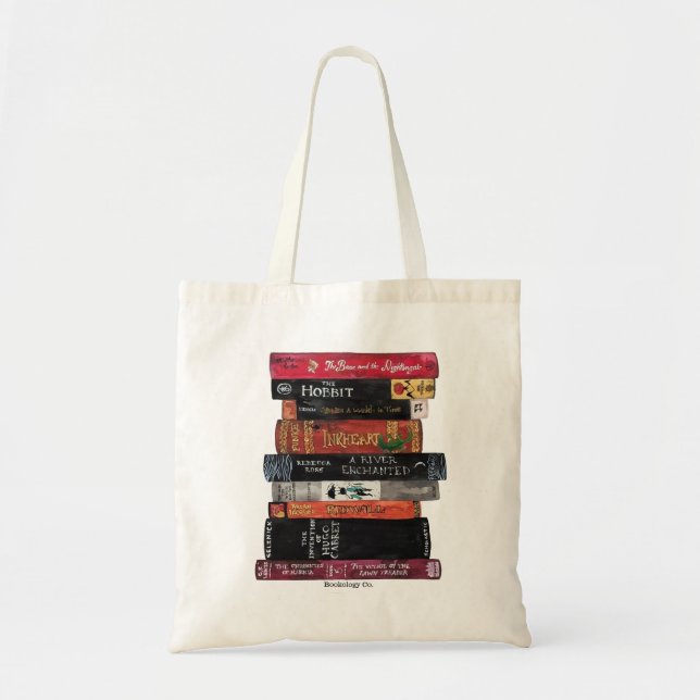 Sac fourre-tout Fantasy Bookstack par Bookology Co (Devant)