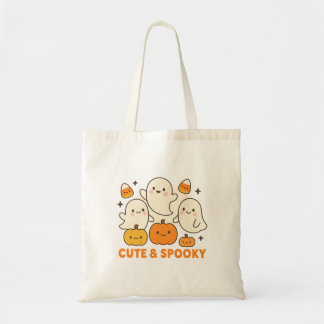 Sac fourre-tout fantôme d'Halloween mignon et Éffr