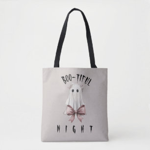 Sac fourre-tout fantôme Halloween Coquette rose