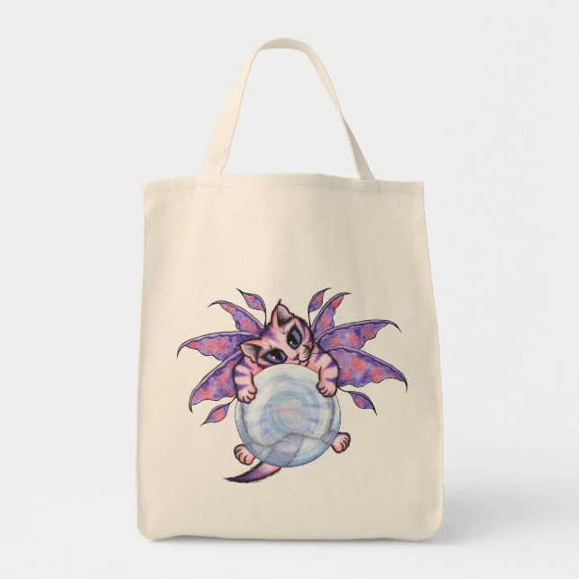 Sac fourre-tout féerique à art de chat (Devant)