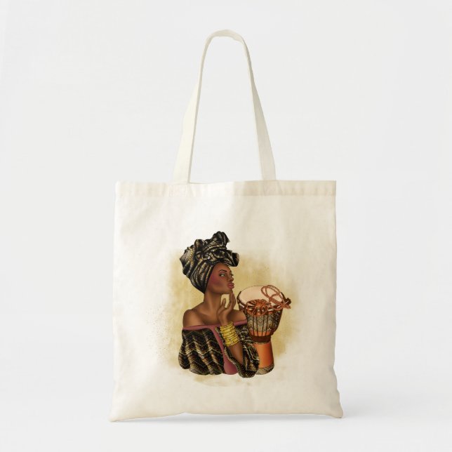 Sac fourre-tout féminin afro-américain (Devant)