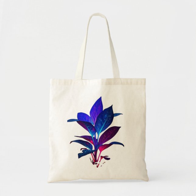Sac fourre-tout feuille de galaxie vibrant (Devant)