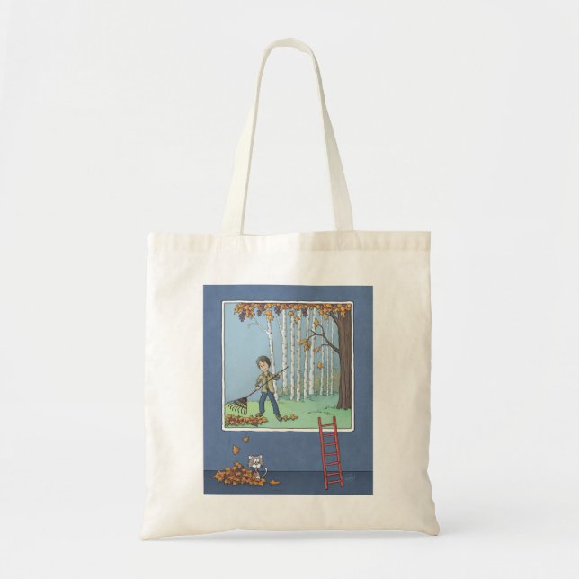 Sac fourre-tout feuille de rapaces (Devant)