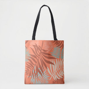 Sac fourre-tout feuilles de mandarine orange