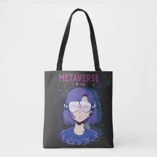 Sac fourre-tout fille anime lunettes de réalité vi