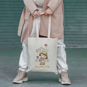 Sac fourre-tout fille fraise mignonne