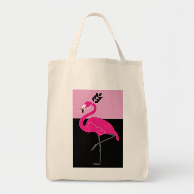 Sac fourre-tout flamant rose (Devant)