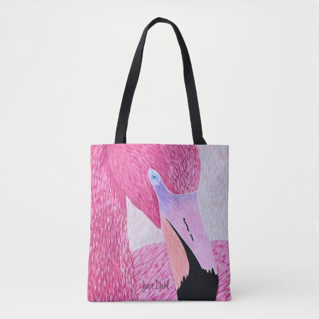 Sac fourre-tout flamant rose Strawberry (Devant)