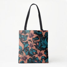 Sac fourre-tout fleur de bellflower Dark Romance
