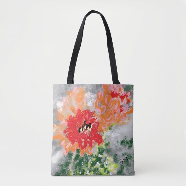 Sac fourre-tout : Fleur de cactus (Devant)