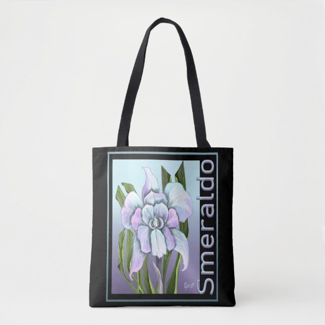 Sac fourre-tout fleur de Smeraldo (Devant)