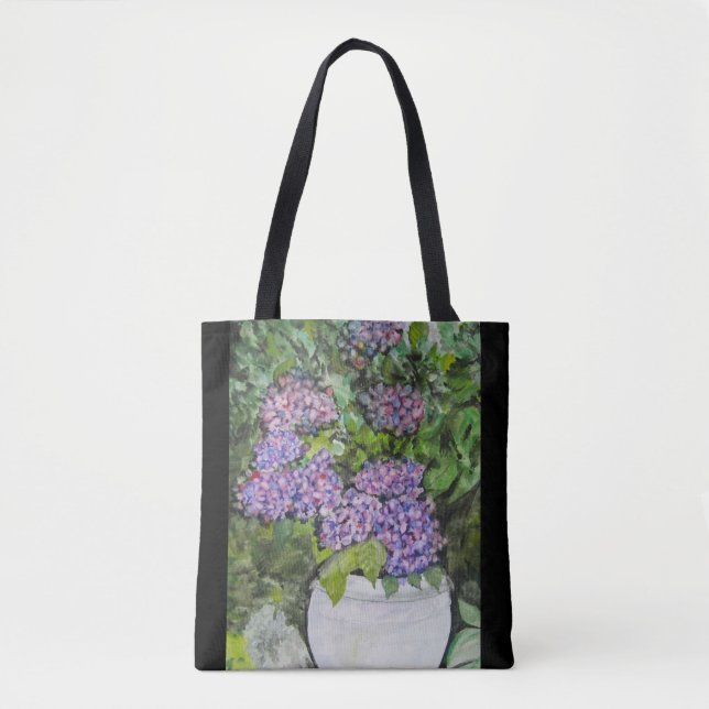 Sac fourre-tout Fleur d'Hydrangea (Devant)