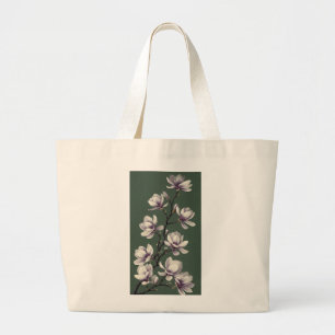Sac fourre-tout Fleur Fête des Mères personnalisée