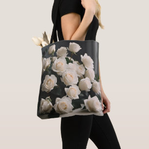 Sac fourre-tout Fleur personnalisé à 2 faces