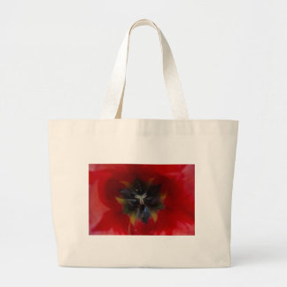 Sac fourre-tout fleur rouge