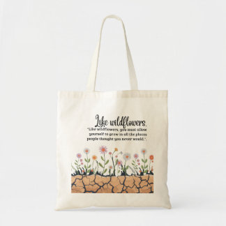 Sac fourre-tout fleur sauvage