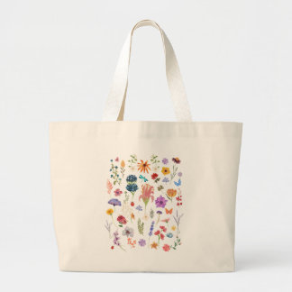 Sac fourre-tout Fleur sauvage | Transport quotidie