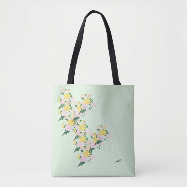 Sac fourre-tout : Fleurs de ressort (Devant)