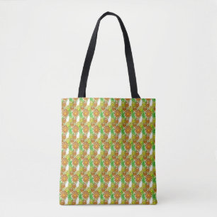Sac fourre-tout - Fleurs tridimensionnelles