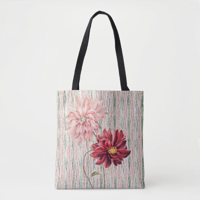 Sac fourre-tout Fleurs vintage (Devant)