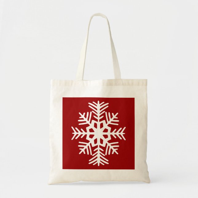 Sac fourre-tout flocon de neige (Devant)