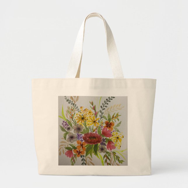 Sac fourre-tout floral (Devant)