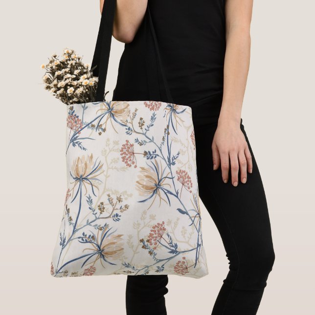Sac fourre-tout floral (De près)
