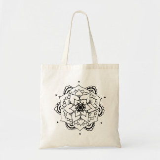 Sac fourre-tout floral à mandala