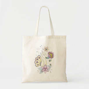 Sac fourre-tout floral à paon
