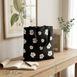 Sac fourre-tout floral attrayant – Stylé et polyva