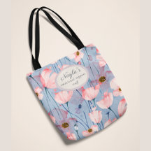 Sac fourre-tout floral avec soutien émotionnel per