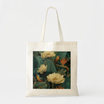 Sac fourre-tout floral botanique Boho | Vintage