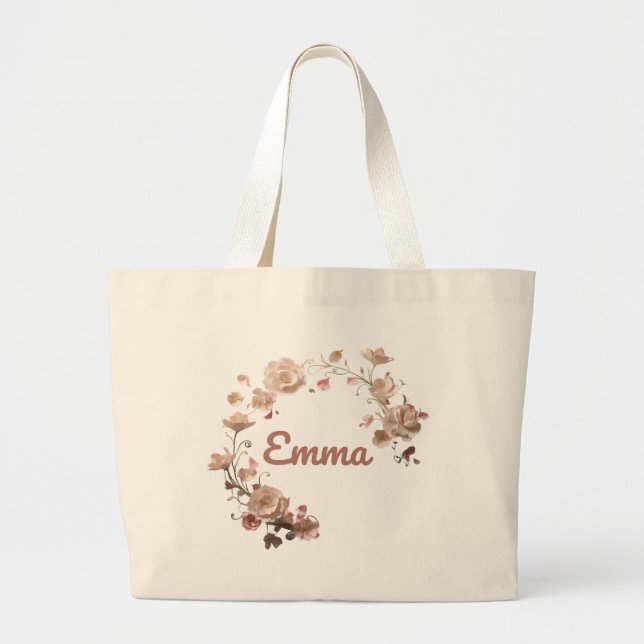 Sac fourre-tout Floral Emma (Devant)
