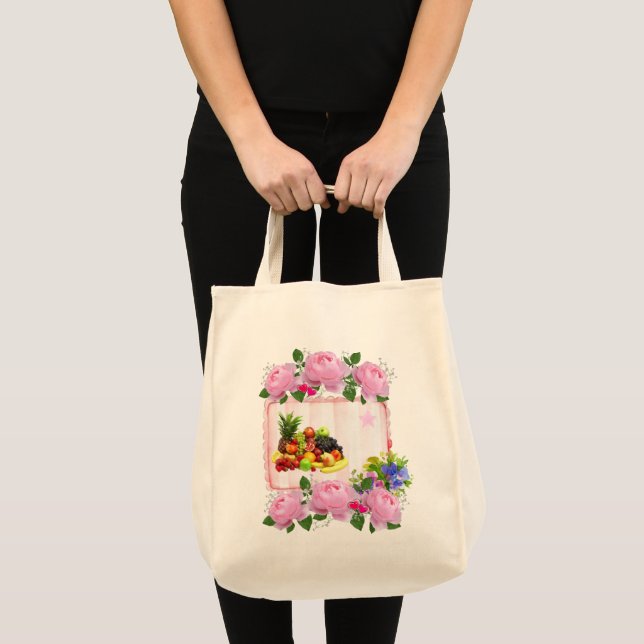 Sac fourre-tout floral fruit (Devant (produit))
