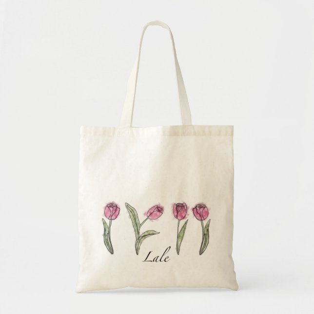 Sac fourre-tout floral Lale (Tulipe) (Devant)