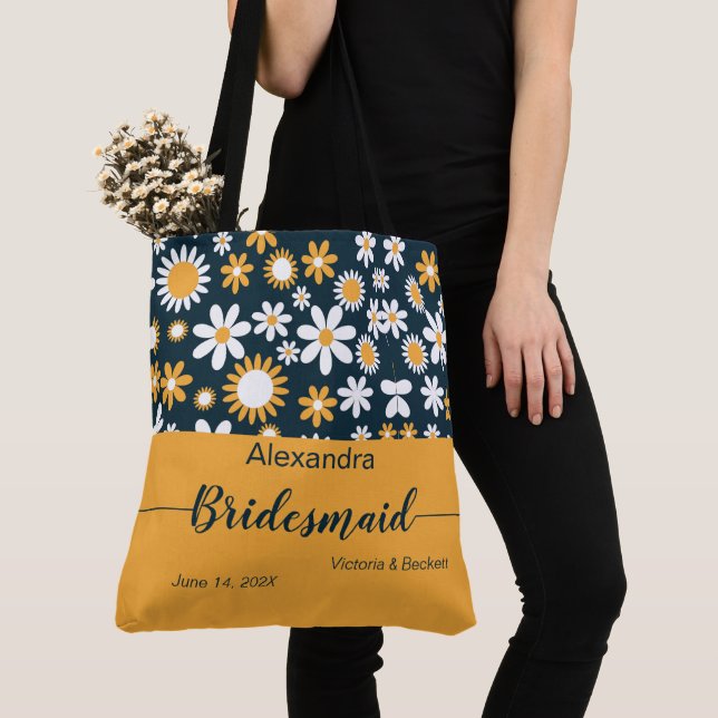 Sac fourre-tout floral moderne (De près)
