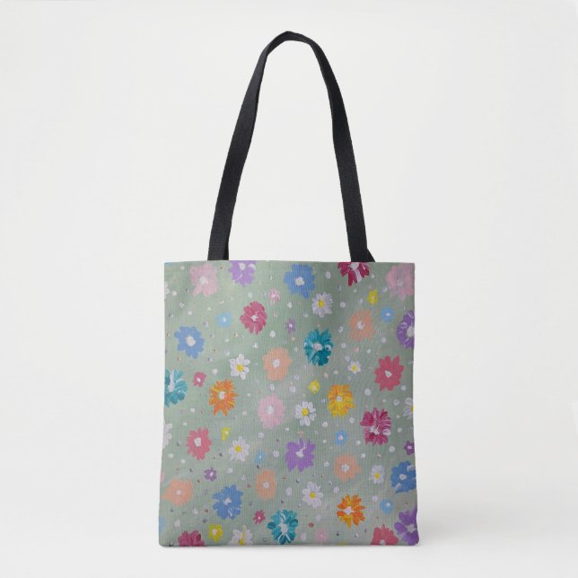 Sac fourre-tout Floral Pastel Poise (Devant)