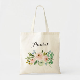Sac fourre-tout floral personnalisé