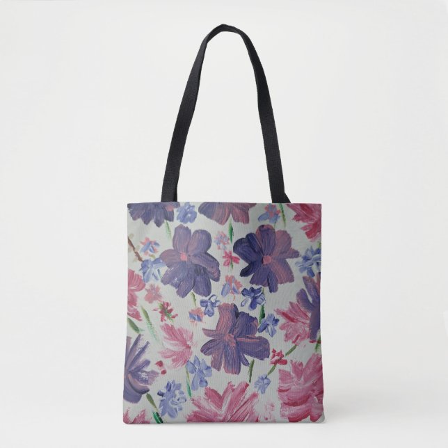 Sac fourre-tout Floral Rose Blue Moon (Devant)