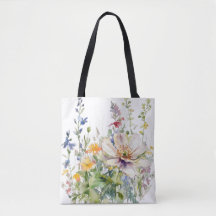 Sac fourre-tout floral tendance
