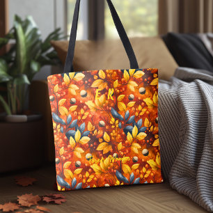 Sac fourre-tout Forest Wonder aux feuilles d'autom