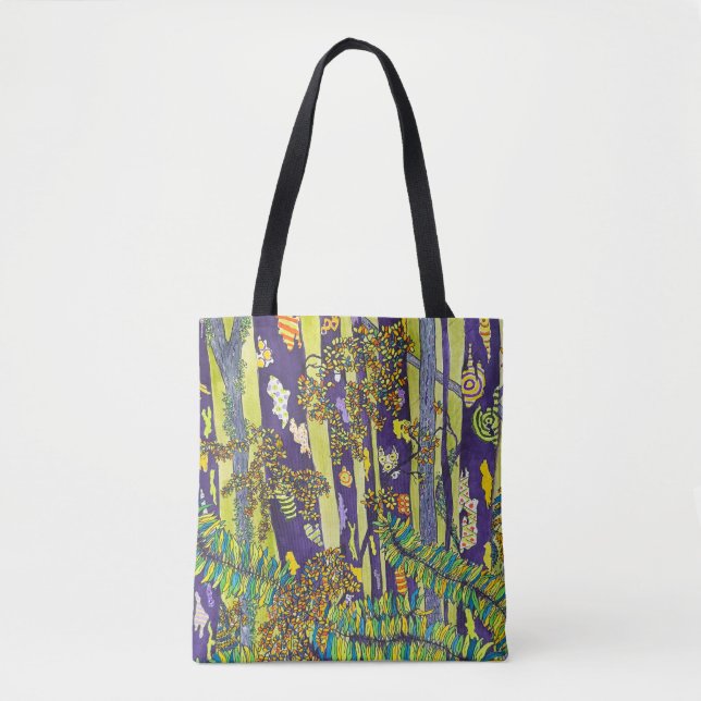 Sac fourre-tout Forêt Violette (Devant)